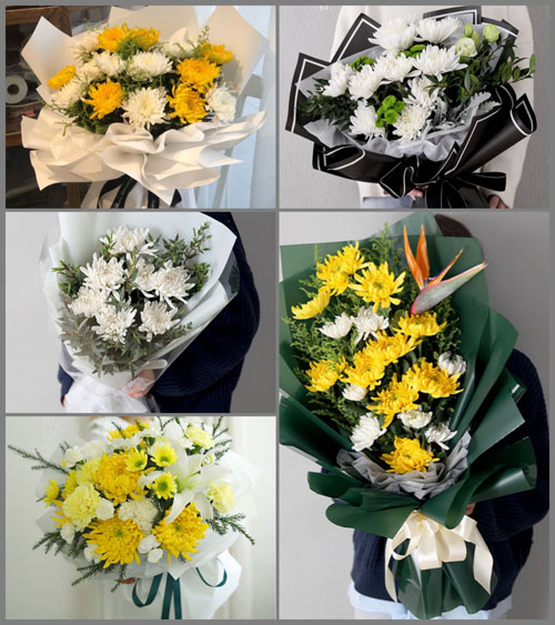 四川甘孜理塘县甲洼乡白事花束代送